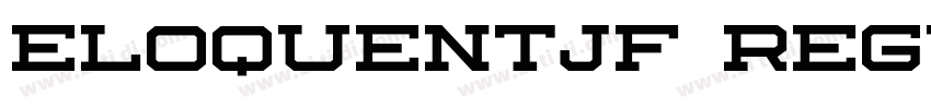 EloquentJF Regular字体转换 EloquentJF Regular字体转换